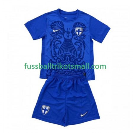 Fußballtrikots Finnland Kinder 2025 Kurzarm Auswärts-trikot kaufen